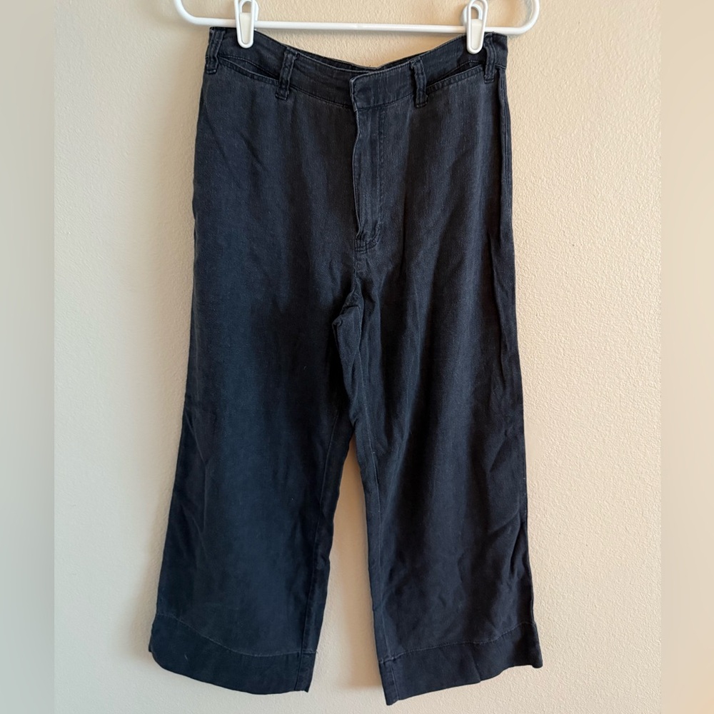 Abercrombie & Fitch Black Wide Leg Pants